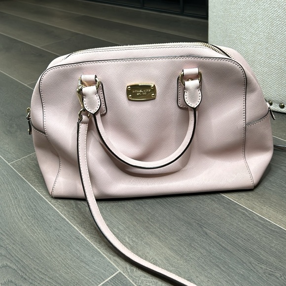 Michael Kors Baby Pink Crossbody Satchel Bag (read description) - Picture 13 of 17